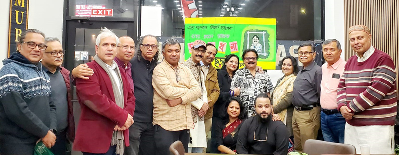 নিউইয়র্কে কিংবদন্তি ছড়াকার লুৎফর রহমান রিটনকে সংবর্ধনা দিলো ছড়াটে 1 3