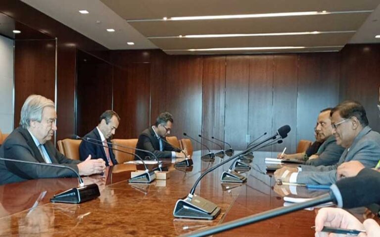 জলবায়ু পরিবর্তন মোকাবিলায় বাংলাদেশের প্রশংসায় জাতিসংঘ মহাসচিব