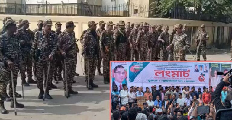 বিএনপির লং মার্চ : আগরতলা সীমান্তে সতকর্তা বাড়িয়েছে ভারত