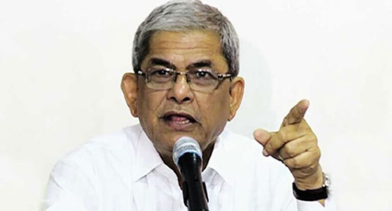 মমতার বক্তব্য বাংলাদেশের স্বাধীনতা-সার্বভৌমত্বের প্রতি হুমকি : মির্জা ফখরুল