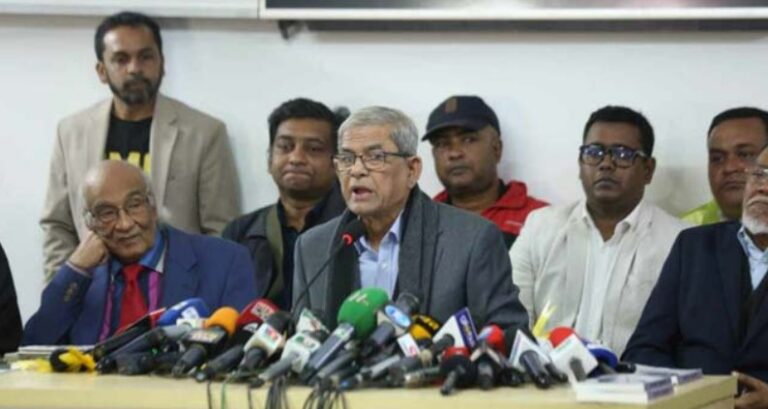 বিভক্তির রাজনীতি নয়, ঐক্যের আহ্বান মির্জা ফখরুলের