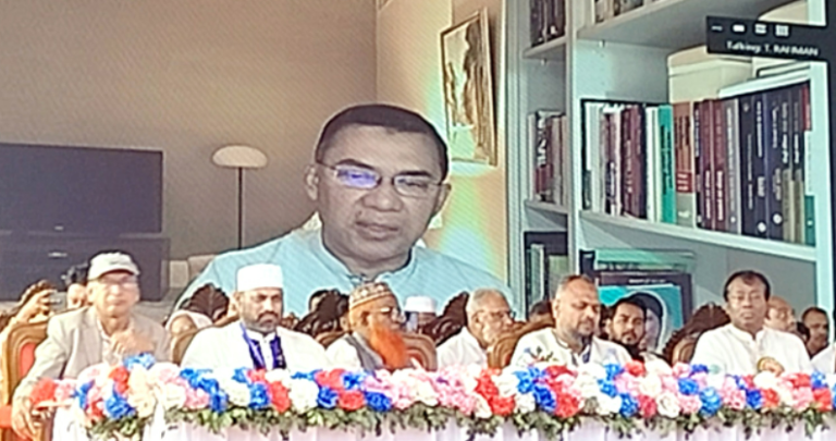 আ’লীগ সরকারের ধ্বংসযজ্ঞ থেকে দেশকে পুনর্গঠন করতে হবে : তারেক রহমান