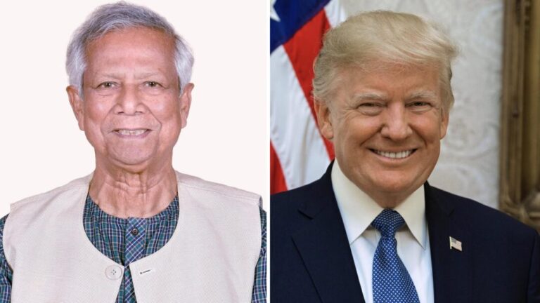 বাংলাদেশ ও ড. ইউনূসকে শুভেচ্ছা জানিয়ে ট্রাম্পের চিঠি