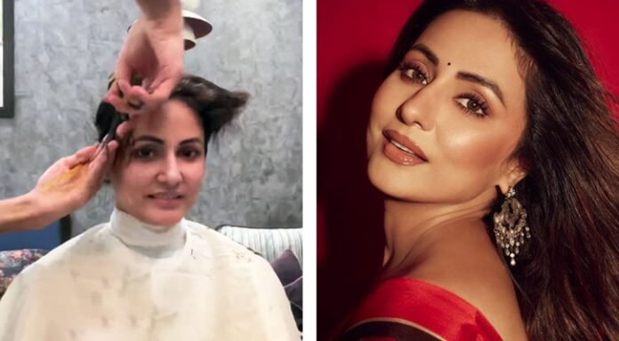 কেমোর পার্শ্বপ্রতিক্রিয়া রুখতে ন্যাড়া হলেন হিনা কেমোর পার্শ্বপ্রতিক্রিয়া রুখতে ন্যাড়া হলেন হিনা