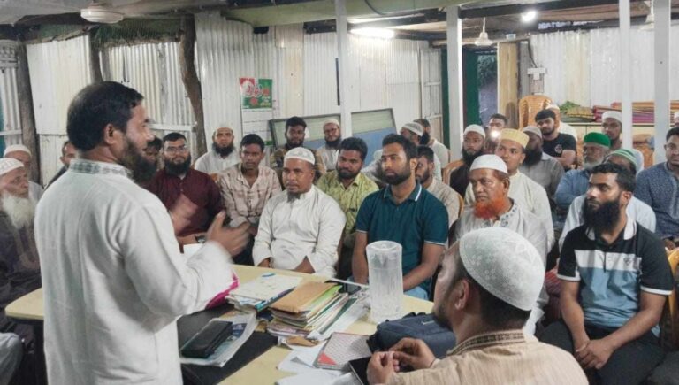 এটিএম আজহারুল ইসলামের মুক্তিতে নারায়ণগঞ্জে দোয়া মাহফিল