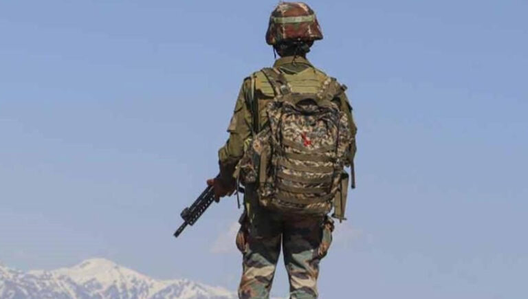 কাশ্মিরে গুলিতে ভারতীয় সৈন্য নিহত