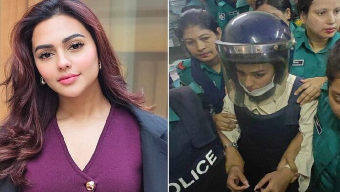 চিত্রনায়িকা নুসরাত ফারিয়া কাশিমপুর কারাগারে চিত্রনায়িকা নুসরাত ফারিয়া কাশিমপুর কারাগারে