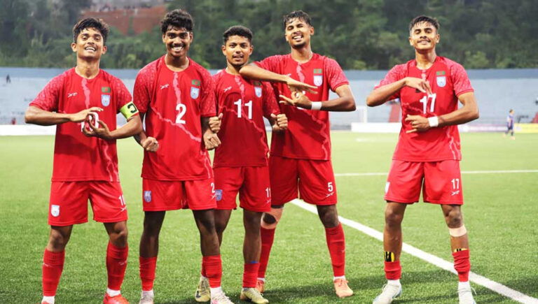 নেপালকে হারিয়ে যুব সাফের ফাইনালে বাংলাদেশ