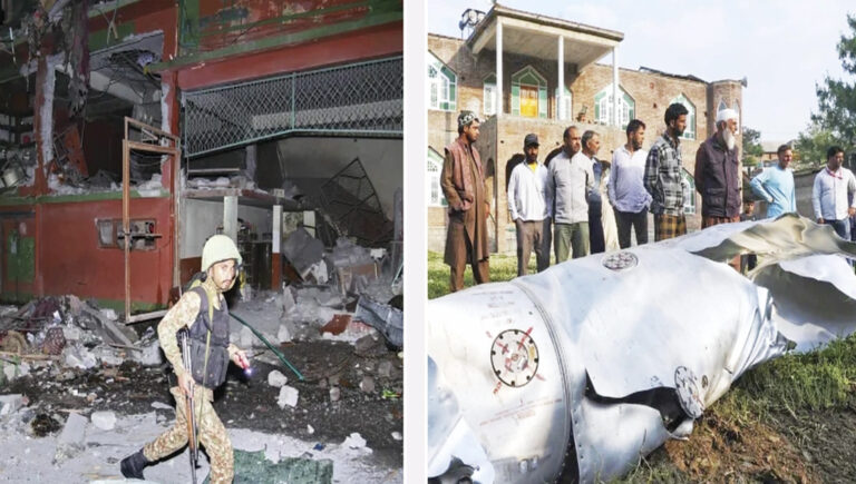 ভারতের হামলার প্রতিবাদে পাকিস্তানের জবাব