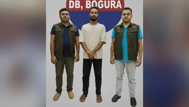 আত্মগোপনে থাকা ঢাবি ছাত্রলীগ নেতা সাজিদ বগুড়ায় গ্রেপ্তার