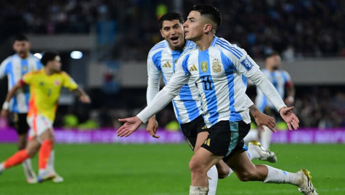 আলমাদার শেষ মুহূর্তের গোলে হার এড়ালো আর্জেন্টিনা