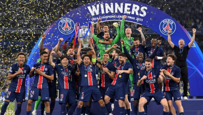 প্রথমবার চ্যাম্পিয়ন্স লিগের চ্যাম্পিয়ন পিএসজি প্রথমবার চ্যাম্পিয়ন্স লিগের চ্যাম্পিয়ন পিএসজি