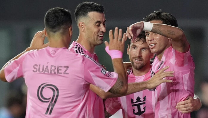 ডি পলের অভিষেকের দিনে মায়ামিকে জেতালেন মেসি ডি পলের অভিষেকের দিনে মায়ামিকে জেতালেন মেসি