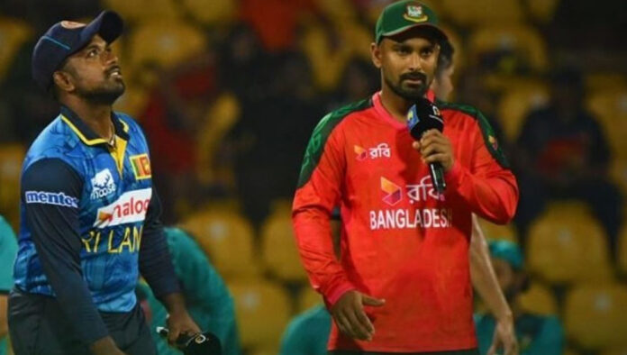শ্রীলঙ্কায় প্রথম টি-টোয়েন্টিতে টস হেরে ব্যাটিংয়ে বাংলাদেশ শ্রীলঙ্কায় প্রথম টি-টোয়েন্টিতে টস হেরে ব্যাটিংয়ে বাংলাদেশ