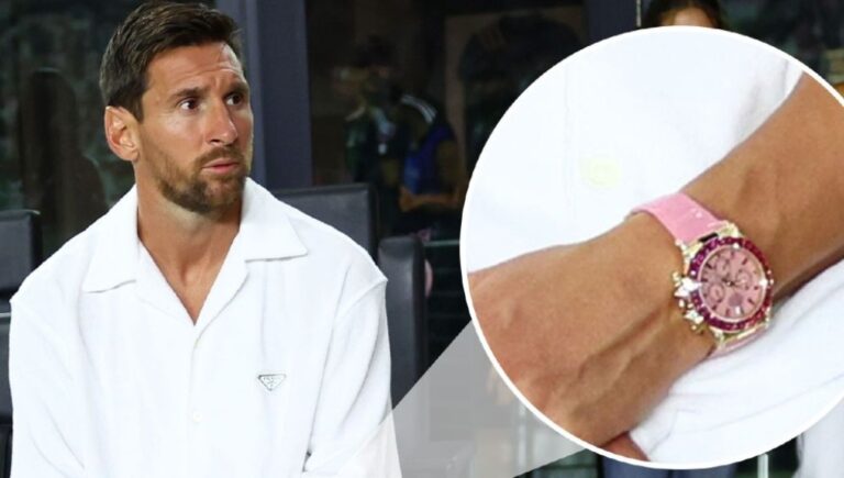 মেসির হাতে বার্বি রোলেক্স, দাম ১১ কোটি টাকা