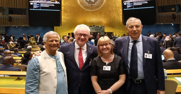 জাতিসংঘ সাধারণ পরিষদের উদ্বোধনী অধিবেশনে প্রধান উপদেষ্টা