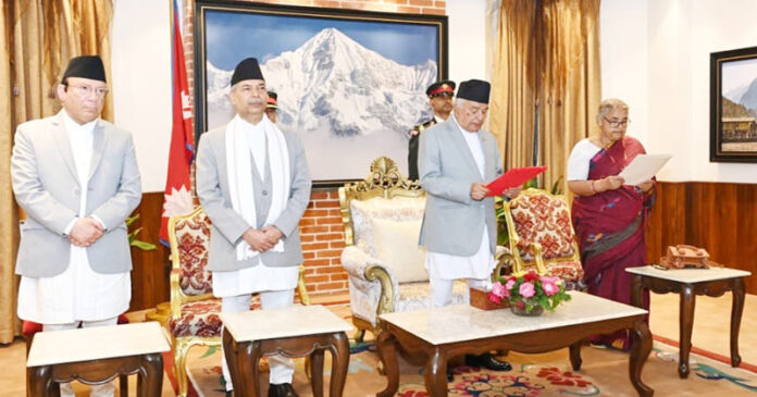 নেপালের অন্তর্বর্তী সরকারকে যুক্তরাষ্ট্র, যুক্তরাজ্য, চীন ও ভারতের সমর্থন