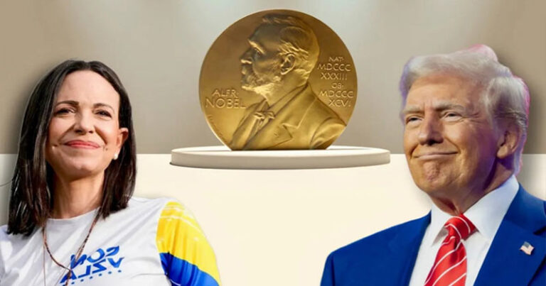 ট্রাম্পকে নোবেল শান্তি পুরস্কার উৎসর্গ করলেন মাচাদো