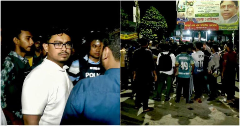 মধ্যরাতে ঢাবি ও ঢাকা কলেজের শিক্ষার্থীদের সংঘর্ষ, থমথমে পরিস্থিতি