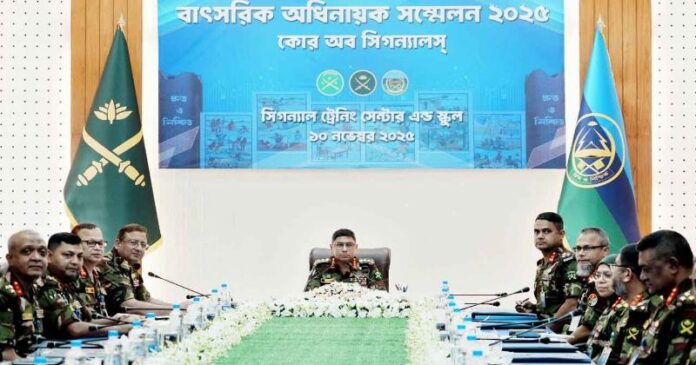 দেশ গঠনে কোর অব সিগন্যালসের ভূমিকা অব্যাহত থাকবে: সেনাবাহিনী প্রধান