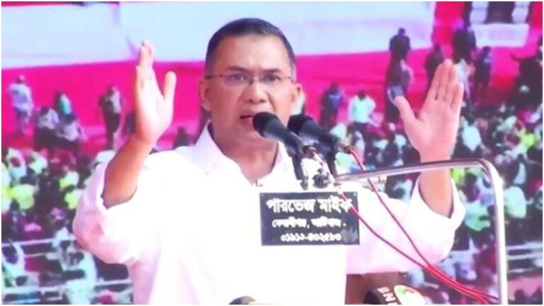 দিল্লি নয়, পিন্ডি নয়, সবার আগে বাংলাদেশ: তারেক রহমান