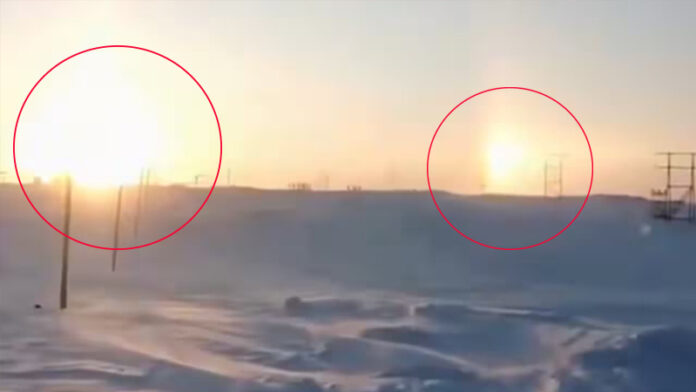 রাশিয়ায় দেখা গেল ‘দুটি সূর্য’, অবাক স্থানীয় বাসিন্দারা