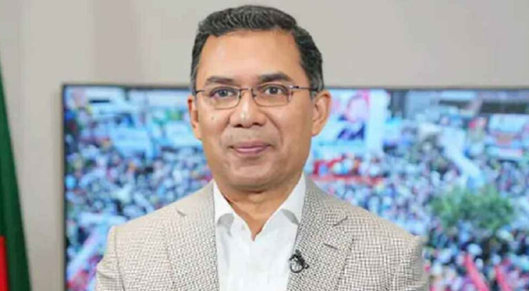 নির্বাচনি ইশতেহার ঘোষণা অনুষ্ঠানে যোগ দিয়েছেন তারেক রহমান