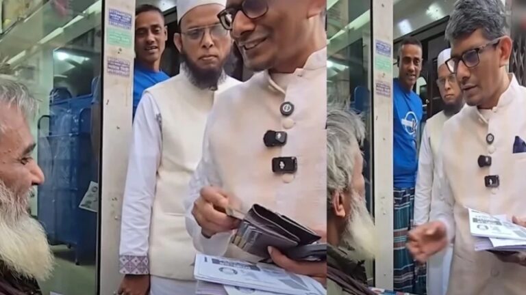 ভোটারের হাতে টাকা গুঁজে দেওয়ার ভিডিও ভাইরাল, যা বললেন ব্যারিস্টার শাহরিয়ার