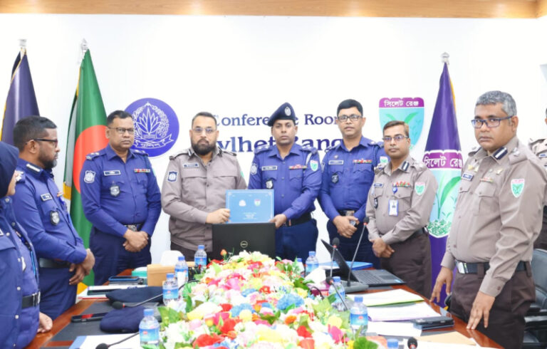 সিলেটে শ্রেষ্ঠ এসআই নির্বাচিত হলেন ডিবির আব্দুর রহিম জিবান