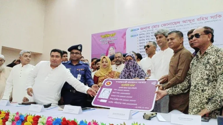 নারীর ক্ষমতায়নে ‘ফ্যামিলি কার্ড’: বাঞ্ছারামপুরে উদ্বোধন করলেন প্রতিমন্ত্রী জোনায়েদ সাকি
