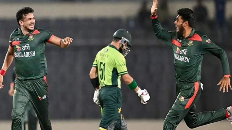 পাকিস্তানের বিপক্ষে শ্বাসরুদ্ধকর লড়াইয়ে বাংলাদেশের সিরিজ জয়