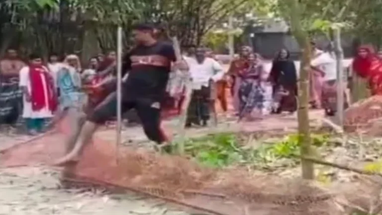 ভাগে জমি কম পাওয়ায় বাবার কবর ভাঙচুর