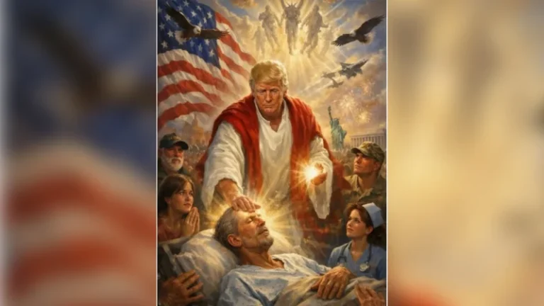 যিশুর আদলে ছবি পোস্ট, সমালোচনার মুখে মুছে ফেললেন ট্রাম্প