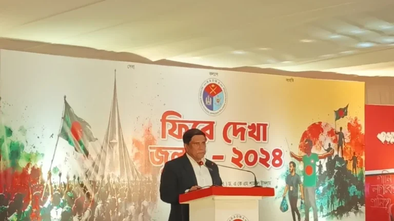 জুলাইয়ের চেতনা ছাড়া সামনে এগিয়ে যাওয়া সম্ভব নয়: প্রতিরক্ষা উপদেষ্টা