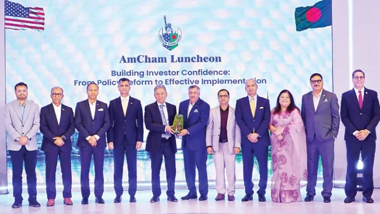 অ্যামচ্যামের সভায় অর্থমন্ত্রী মূলধনের জন্য ব্যাংকের পরিবর্তে শেয়ারবাজারমুখী হওয়ার পরামর্শ