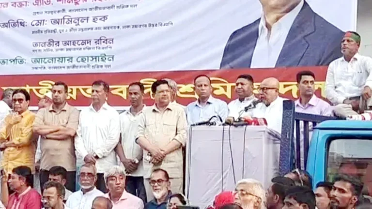 নজরুল ইসলাম খান বললেন চাঁদাবাজির সঙ্গে বিএনপি জড়িত নয়
