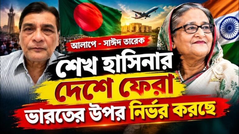 শেখ হাসিনার দেশে ফেরা ভারতের উপর নির্ভর করছে