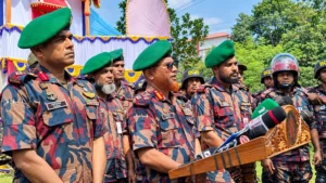 দুর্গাপূজার নিরাপত্তায় রংপুরে ১৩৫ প্লাটুন বিজিবি মোতায়েন