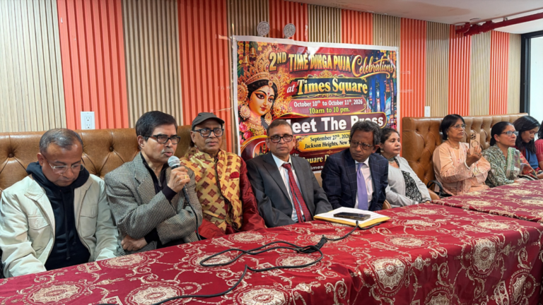 টাইমস স্কয়ারে ১০ ও ১১ অক্টোবর মহালয়া ও দুর্গোৎসব