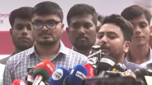 ভারতের সঙ্গে পানির হিস্যায় বাংলাদেশ একচুলও ছাড় দেবে না: নাহিদ