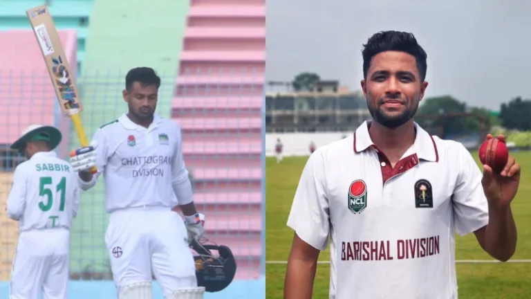 রুয়েলের ৫ উইকেট, জয়ের সেঞ্চুরি, ফলো অনে বরিশাল